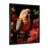 Parrot S Tropical Serenade - Parrot Living Room Wall Art
