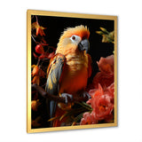 Parrot S Tropical Serenade - Parrot Living Room Wall Art