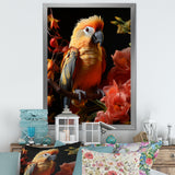 Parrot S Tropical Serenade - Parrot Living Room Wall Art