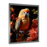Parrot S Tropical Serenade - Parrot Living Room Wall Art