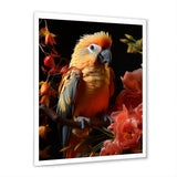 Parrot S Tropical Serenade - Parrot Living Room Wall Art