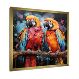 Vibrant Duets Parrot S - Parrot Wall Art Prints
