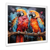Vibrant Duets Parrot S - Parrot Wall Art Prints