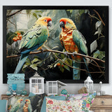 Whispers Of Feathery Elegance - Parrot Wall Art Prints