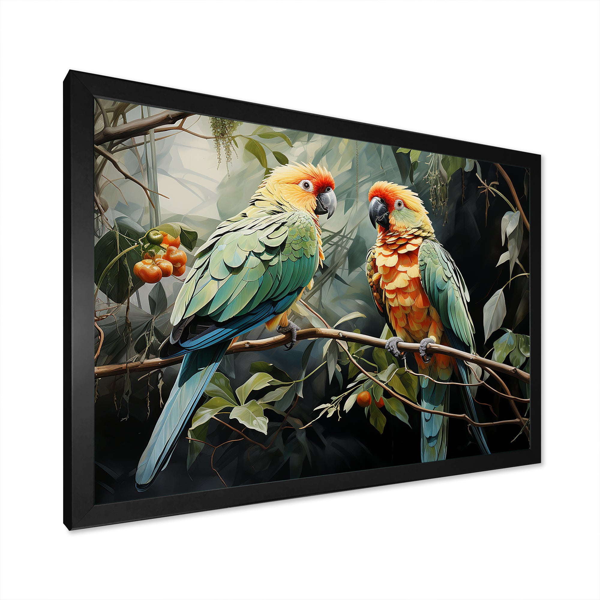 Whispers Of Feathery Elegance - Parrot Wall Art Prints