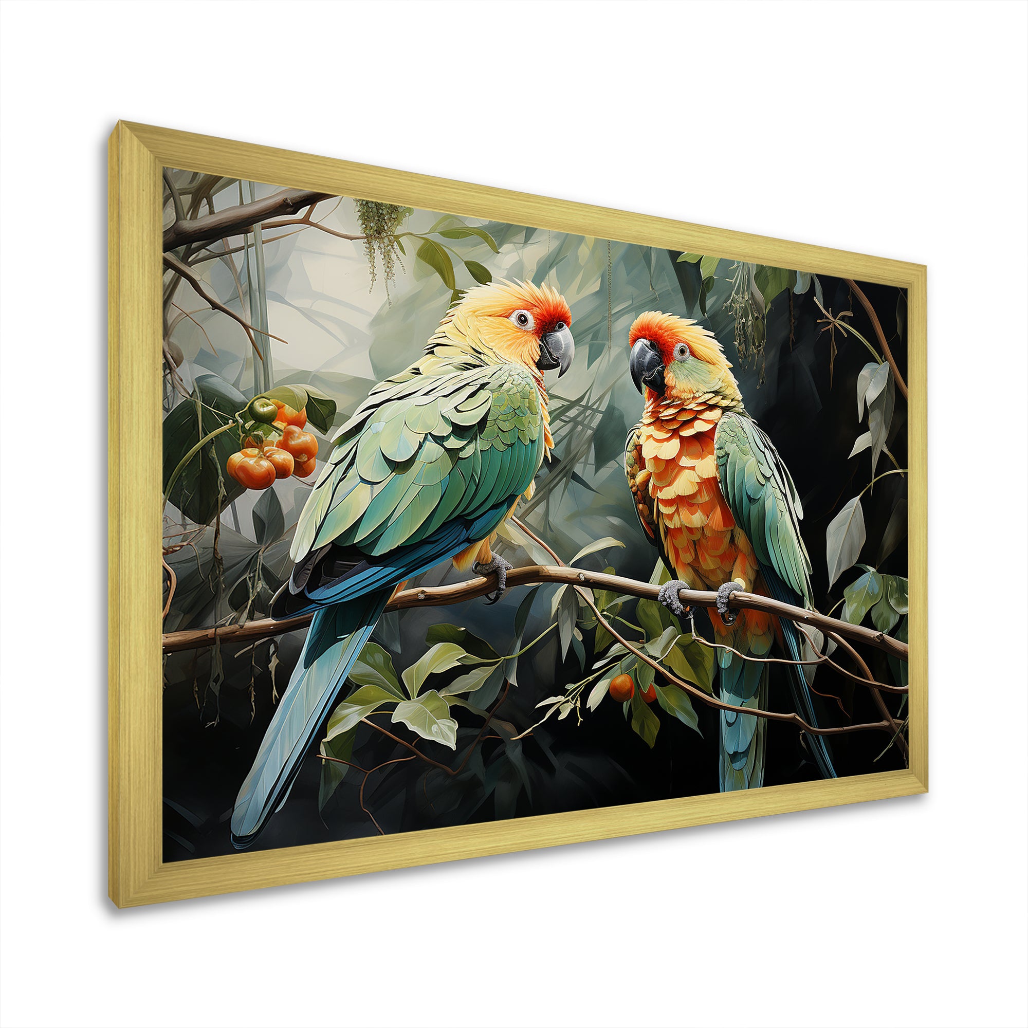 Whispers Of Feathery Elegance - Parrot Wall Art Prints