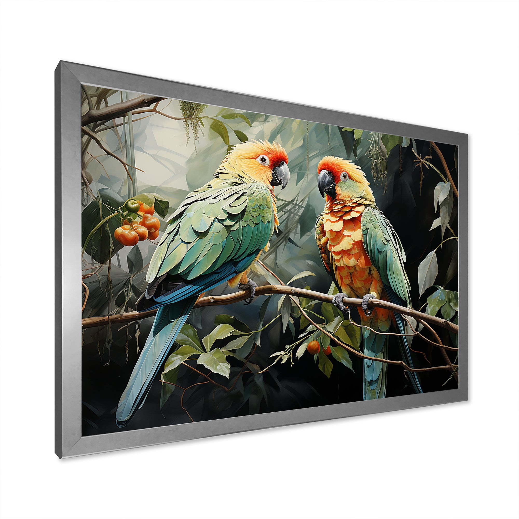 Whispers Of Feathery Elegance - Parrot Wall Art Prints