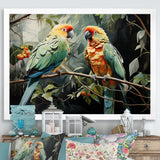 Whispers Of Feathery Elegance - Parrot Wall Art Prints