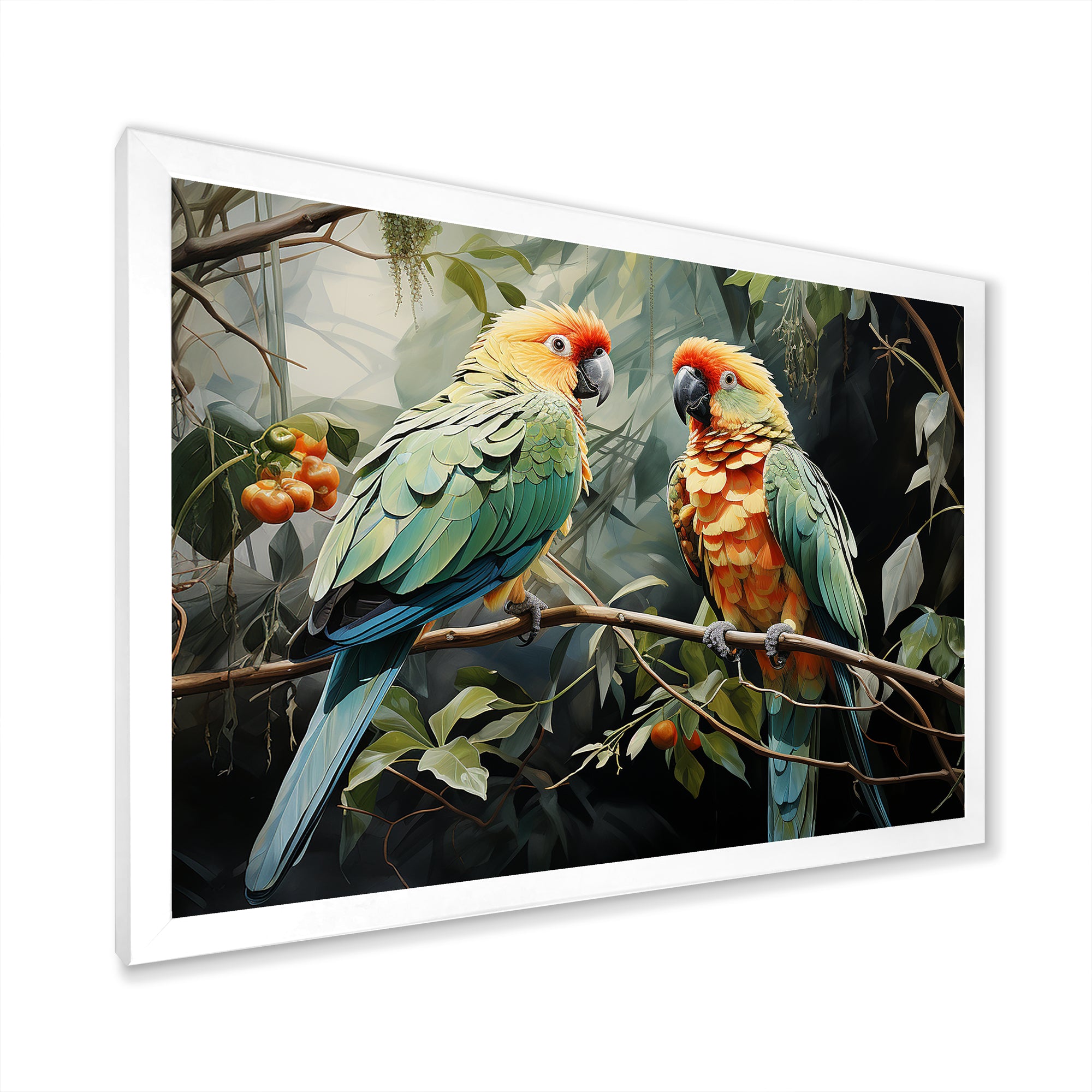 Whispers Of Feathery Elegance - Parrot Wall Art Prints