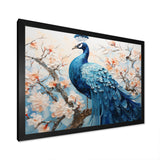 Flower Peacock S Vibrant Display - Peacock Home Decor Art