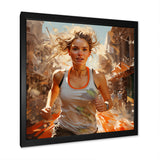 In Shape Running Athlete - Running Canvas Wall Art
