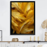 Golden Feather Grin - Feathers Wall Decor