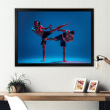 Two MMA Fighters Boxing I - Sport Boxer Canvas Wall Art