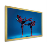 Two MMA Fighters Boxing I - Sport Boxer Canvas Wall Art