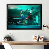 Female Boxers Boxing In The Gym - Sport Boxer Canvas Wall Art