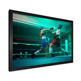 Female Boxers Boxing In The Gym - Sport Boxer Canvas Wall Art