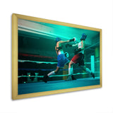 Female Boxers Boxing In The Gym - Sport Boxer Canvas Wall Art