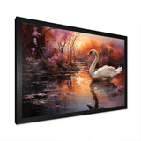 Mystic Dawns Swan - Swans Wall Art Prints
