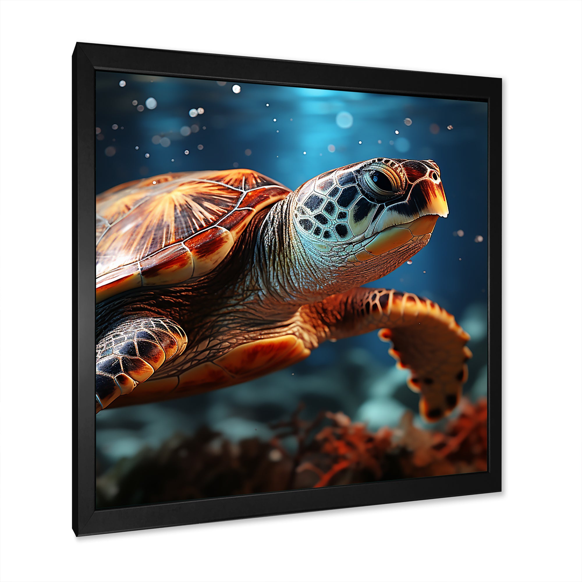 Abstract Harmony - Turtle Bedroom Wall Art