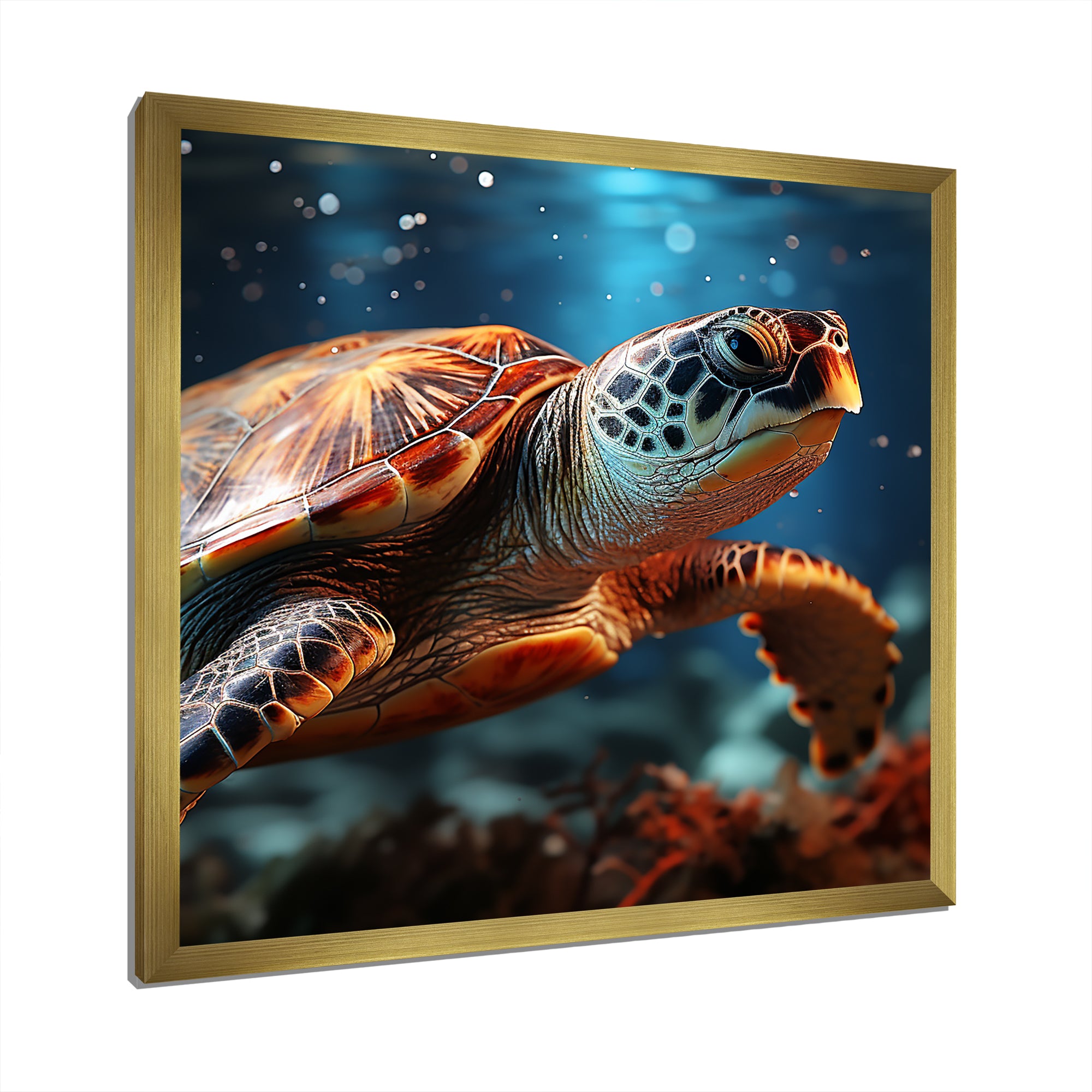 Abstract Harmony - Turtle Bedroom Wall Art