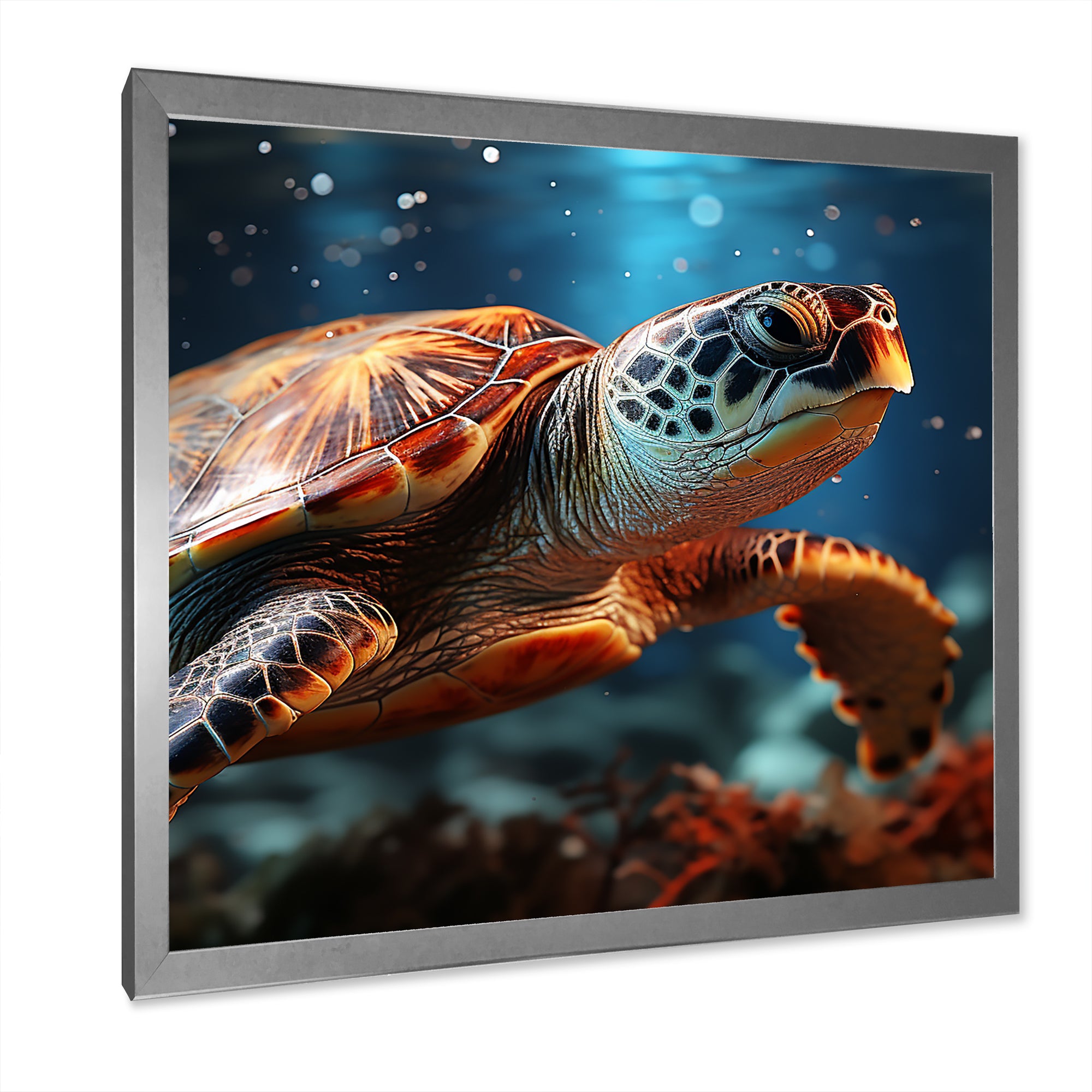 Abstract Harmony - Turtle Bedroom Wall Art