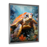 Abstract Representation Of A Turtles Harmony - Turtle Wall Decor