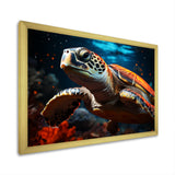 Abstract Representation Of A Turtles Serenity - Turtle Wall Art Prints
