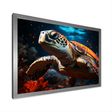 Abstract Representation Of A Turtles Serenity - Turtle Wall Art Prints