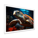 Abstract Representation Of A Turtles Serenity - Turtle Wall Art Prints