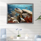 Classic Coastal Life - Turtle Wall Art Prints