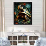 Cubist Reptile - Turtle Canvas Wall Art