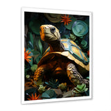 Cubist Reptile - Turtle Canvas Wall Art