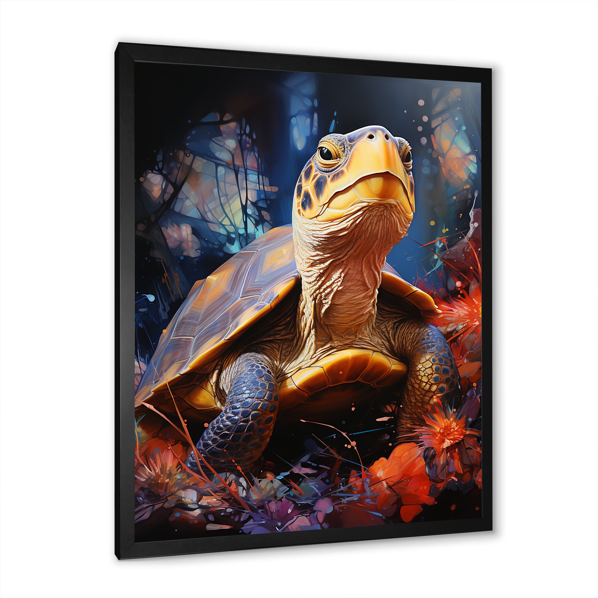Expressionist Journey - Turtle Wall Art Prints