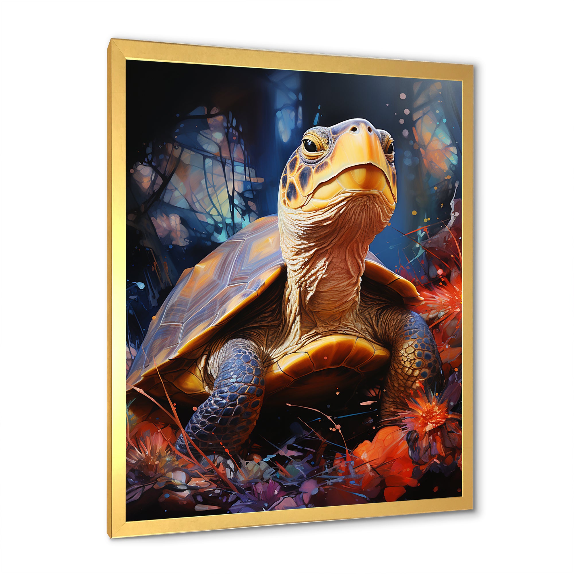 Expressionist Journey - Turtle Wall Art Prints