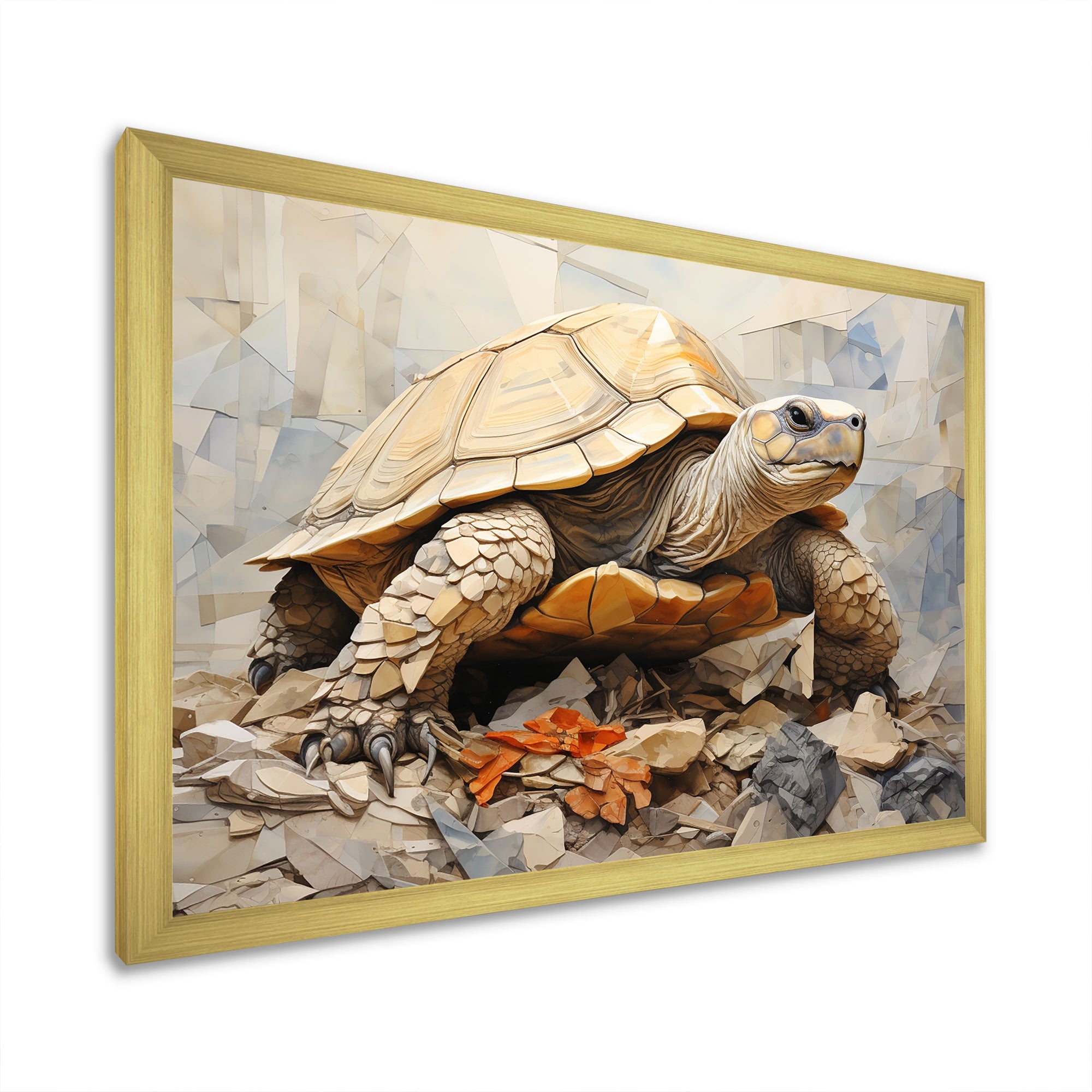 Minimalism Turtle - Turtle Canvas Wall Art