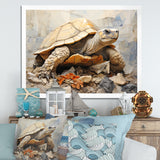 Minimalism Turtle - Turtle Canvas Wall Art