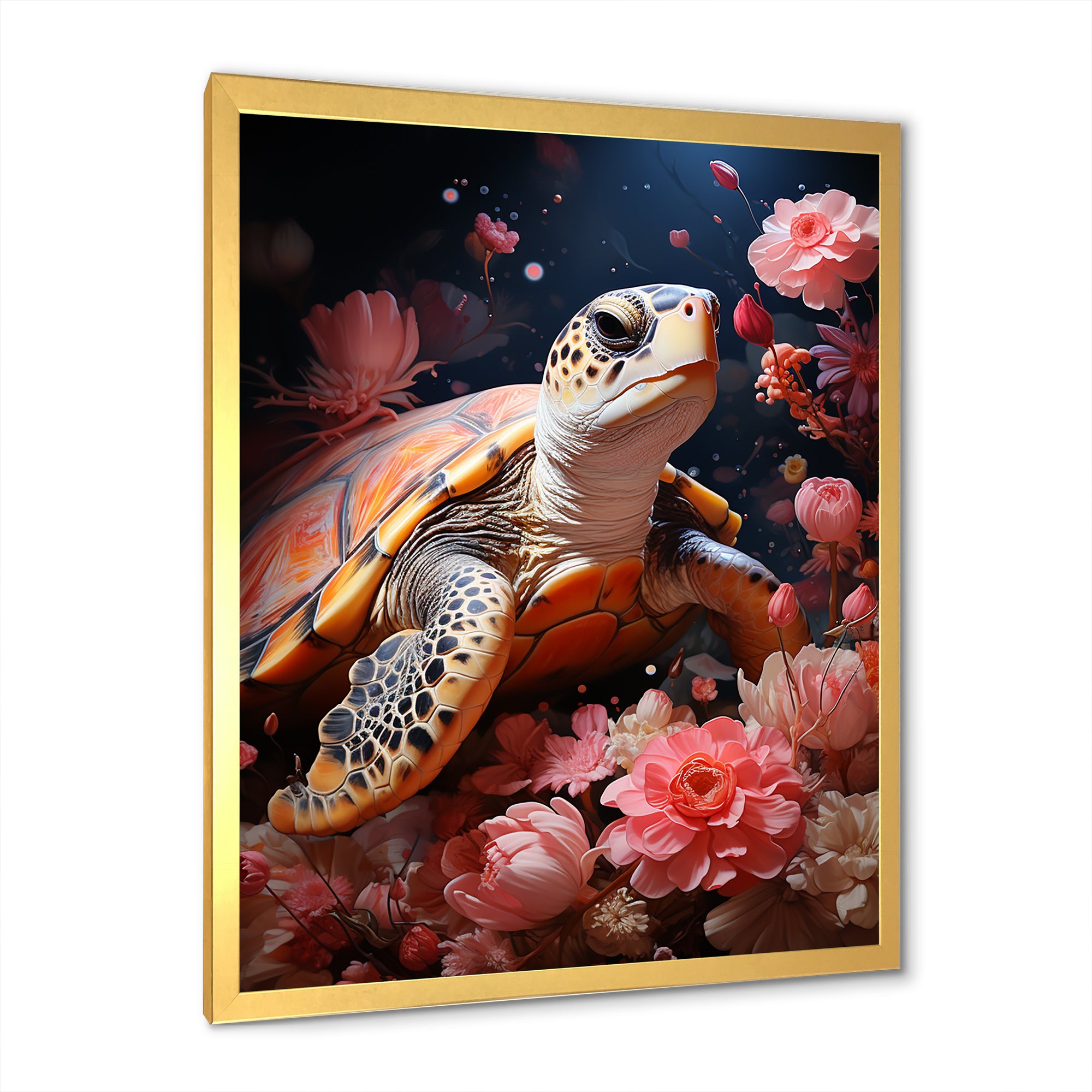 Romantic Solitude Turtle - Turtle Wall Decor