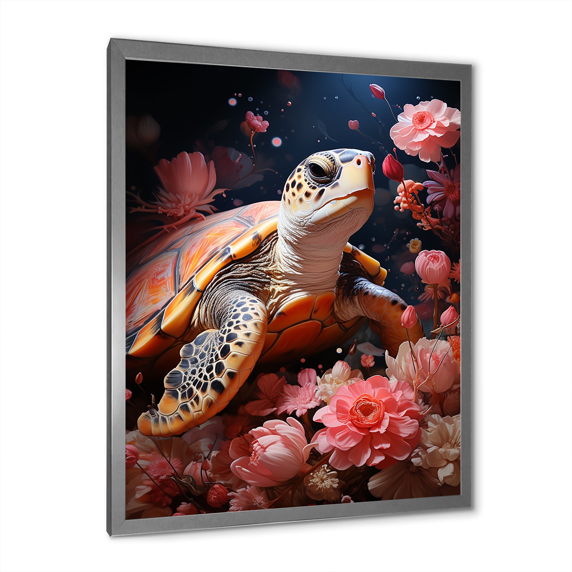 Romantic Solitude Turtle - Turtle Wall Decor