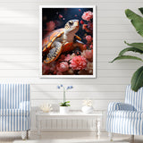 Romantic Solitude Turtle - Turtle Wall Decor
