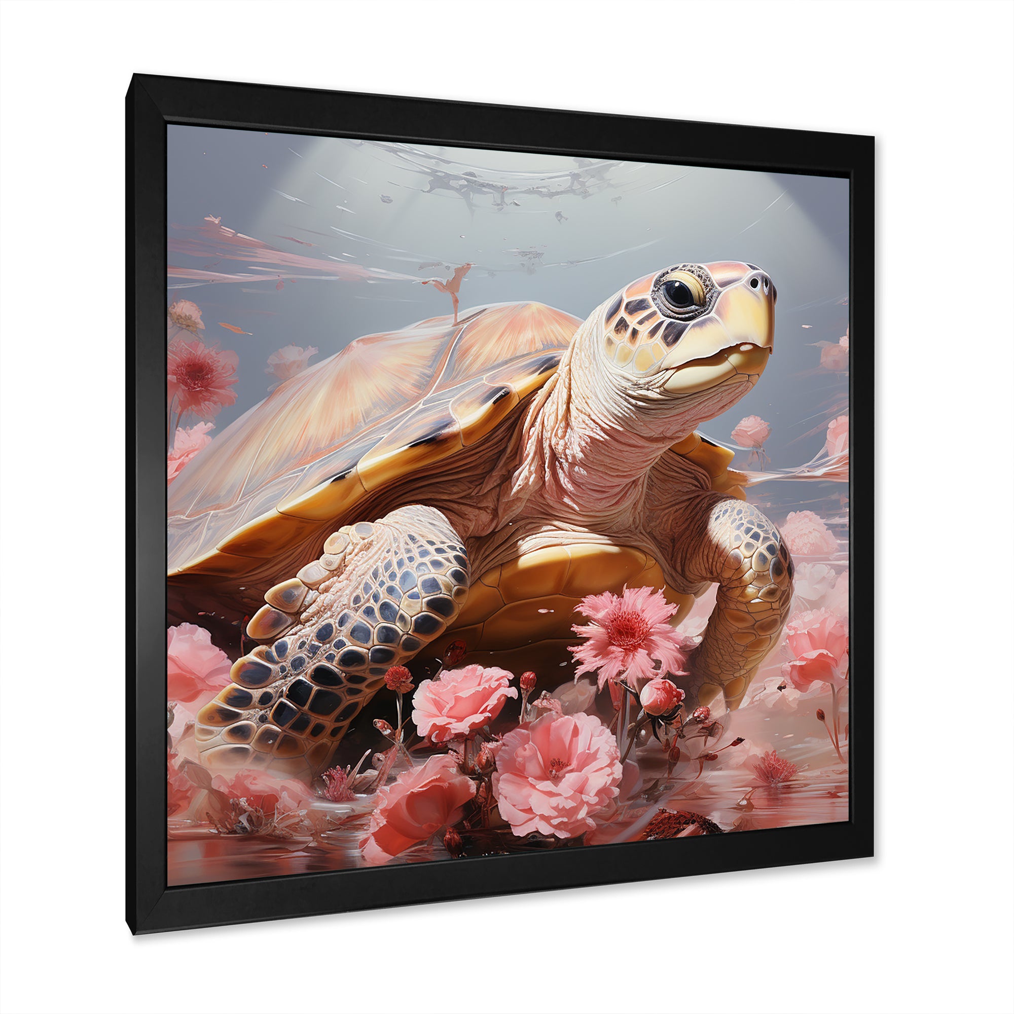 Romanticism Turtle - Turtle Wall Art Prints