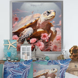 Romanticism Turtle - Turtle Wall Art Prints