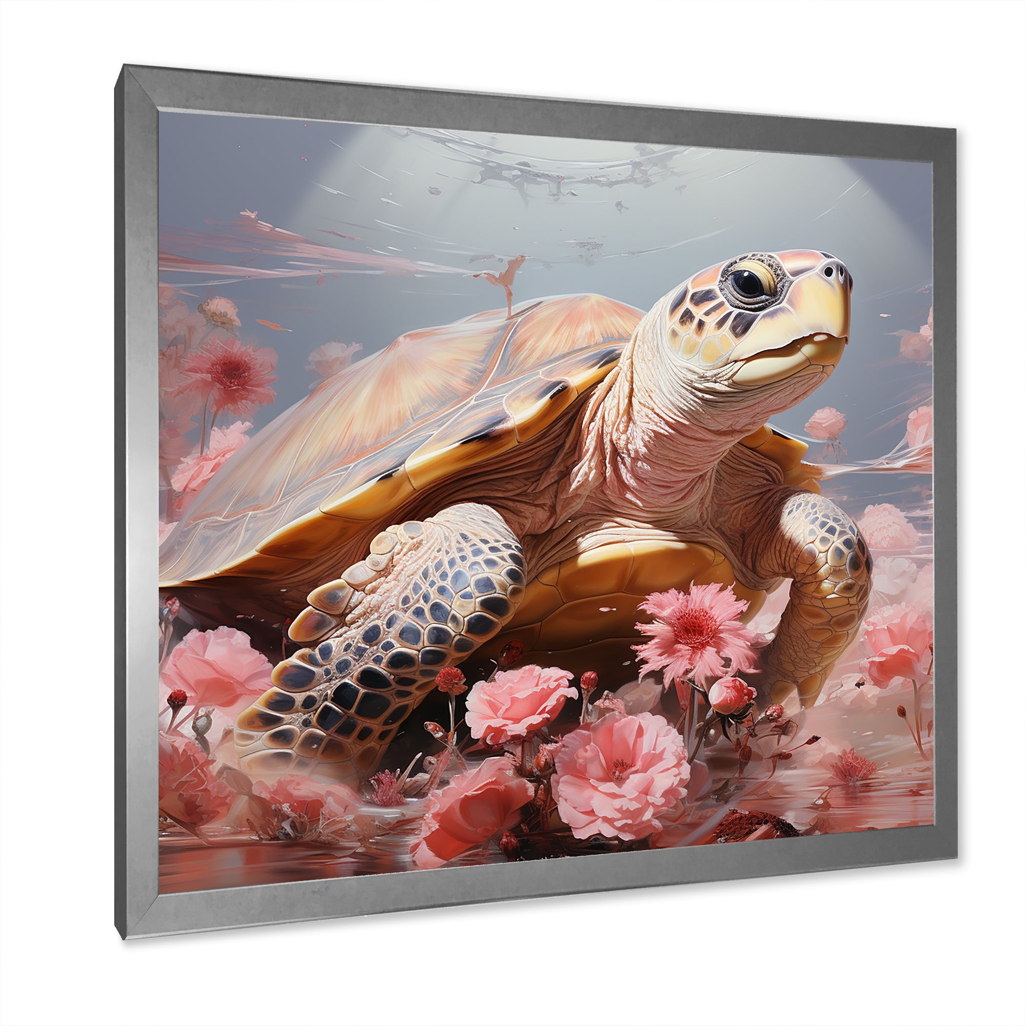 Romanticism Turtle - Turtle Wall Art Prints