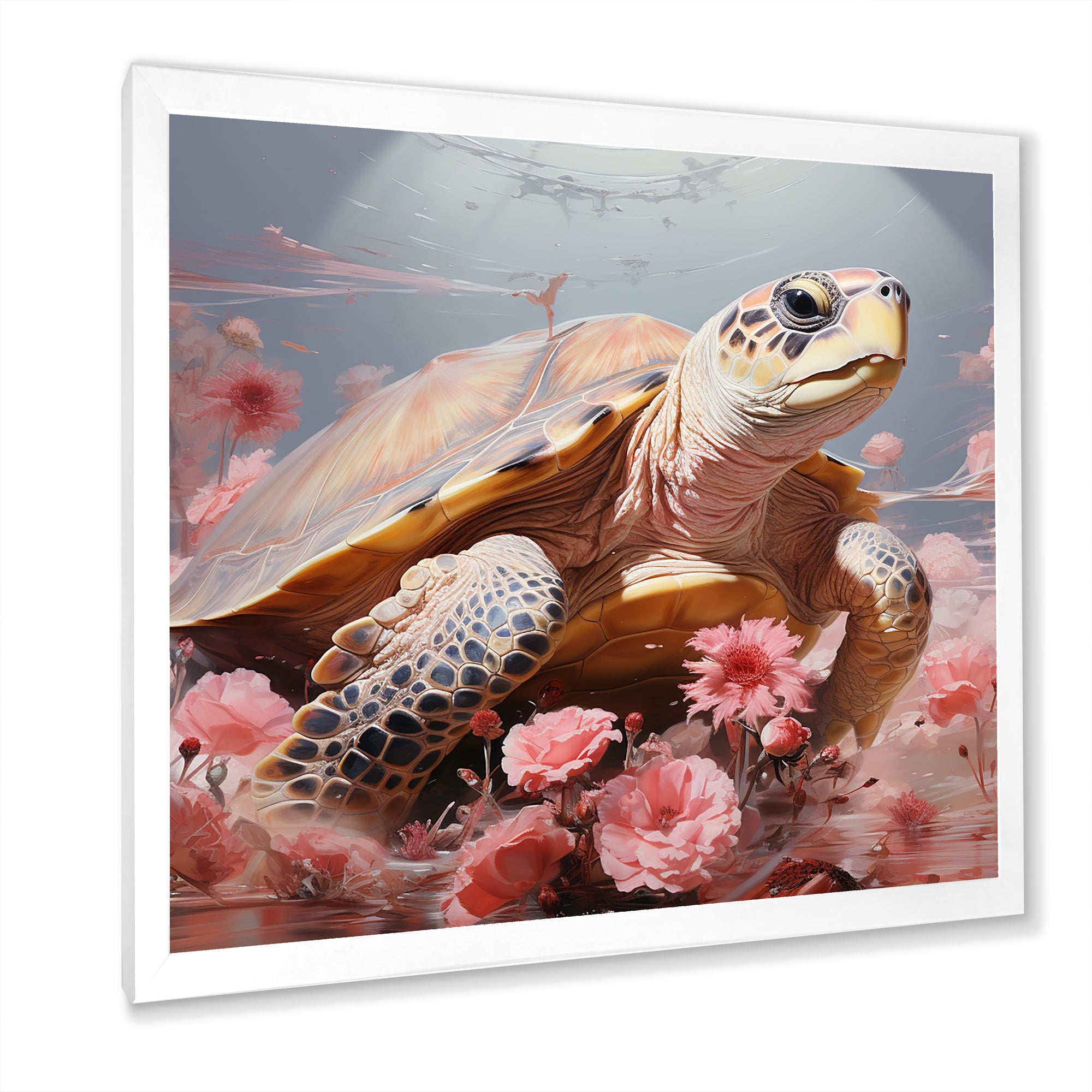 Romanticism Turtle - Turtle Wall Art Prints
