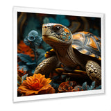 Symbolic Wisdom - Turtle Large Canvas Wall Art