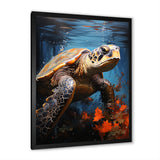 Urban Aquatic Explorer - Turtle Bedroom Wall Art
