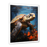 Urban Aquatic Explorer - Turtle Bedroom Wall Art