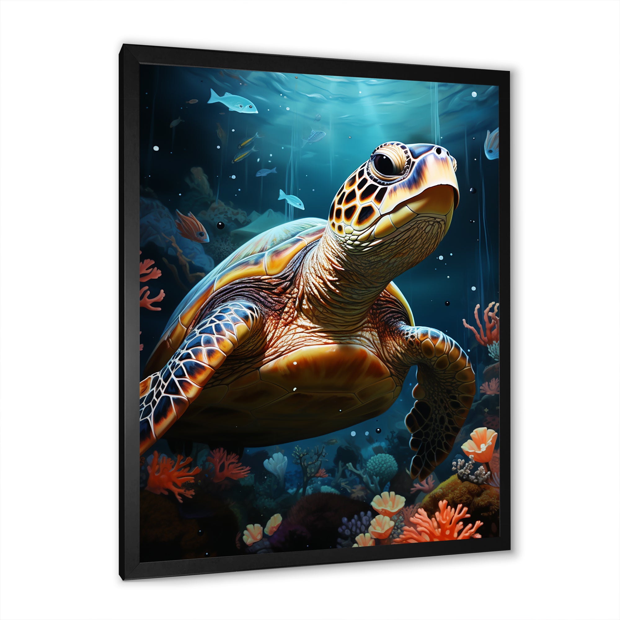 Whimsical Ocean Explorer - Turtle Wall Decor