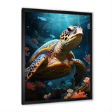 Whimsical Ocean Explorer - Turtle Wall Decor