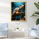 Whimsical Ocean Explorer - Turtle Wall Decor