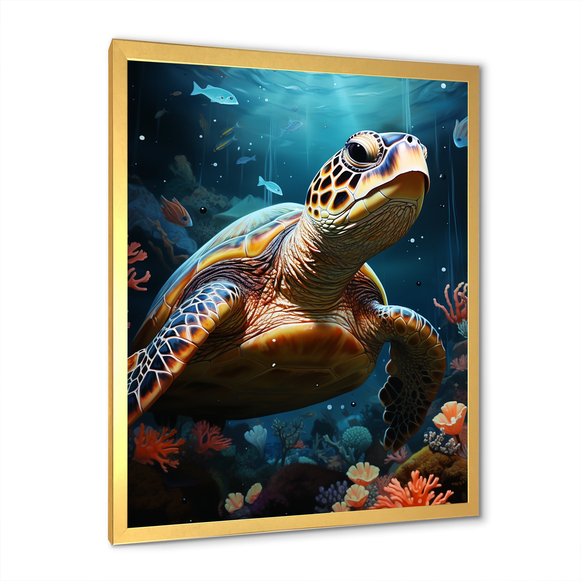 Whimsical Ocean Explorer - Turtle Wall Decor
